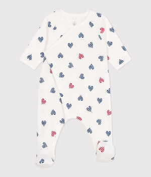 HEARTS SIDE SNAP PYJAMAS