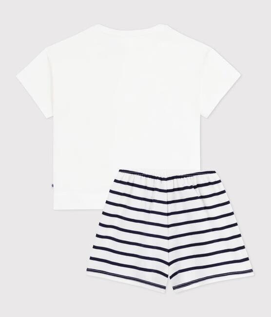 STRIPE WITH HEART SHORT PYJAMAS