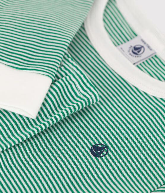 GREEN MILLERAIES SLIM FIT COTTON PYJAMAS