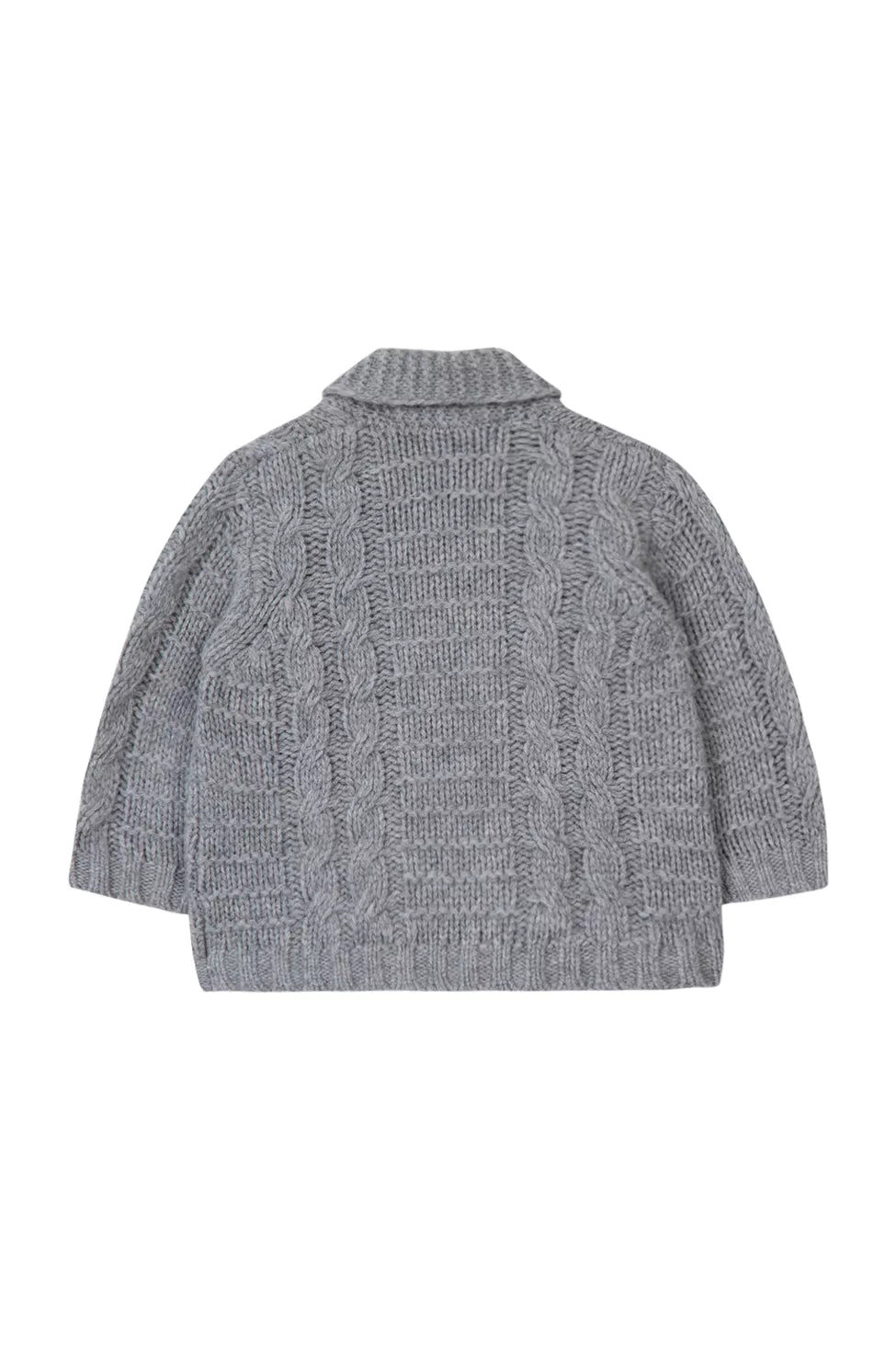 Tartine et Chocolat Grey knit double bottons