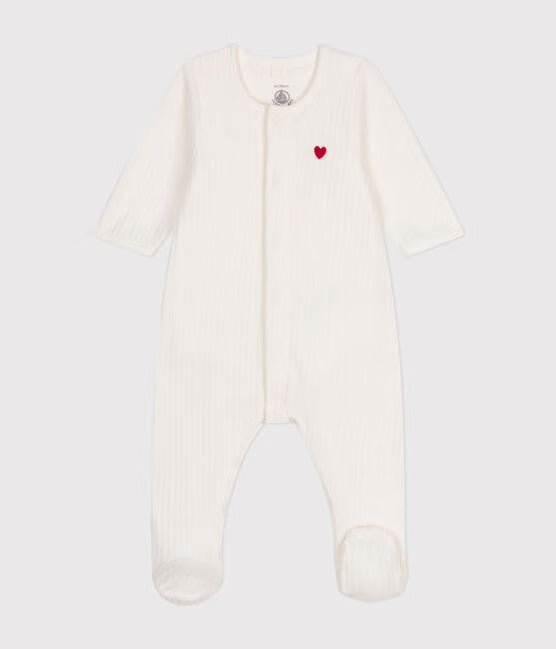 WHITE VELOUR BODYJAMA