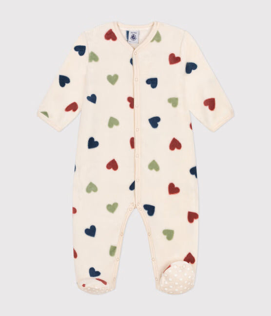 HEARTS FLEECE PAJAMAS