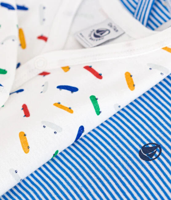 2 PACK SKATEBOARD COTTON PYJAMAS