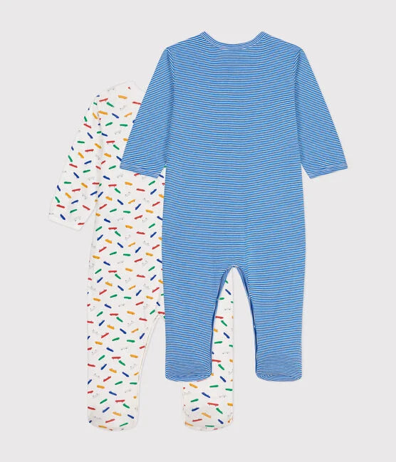 2 PACK SKATEBOARD COTTON PYJAMAS