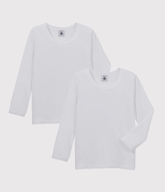 Girls Long Sleeves Undershirt - 2 Pack