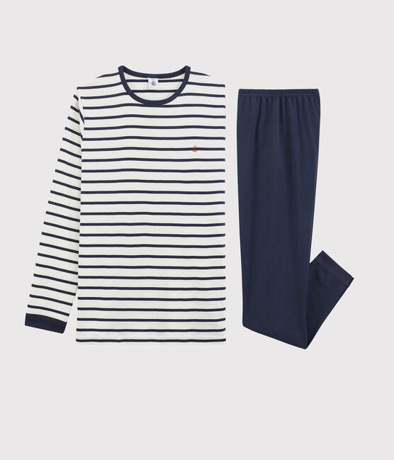 Classic petit bateau stripes teen pajamas