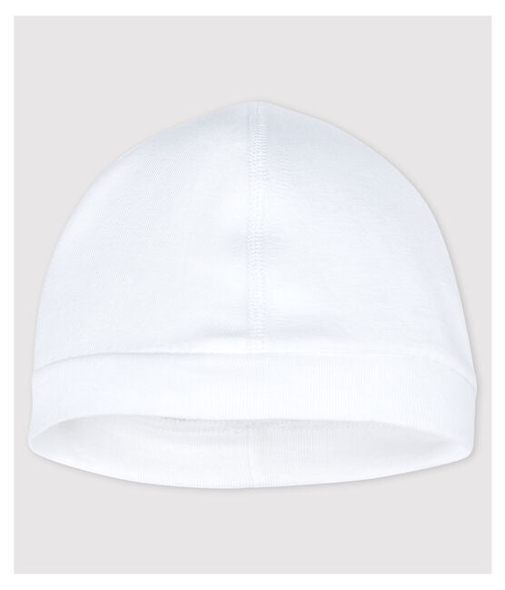 white cotton hat