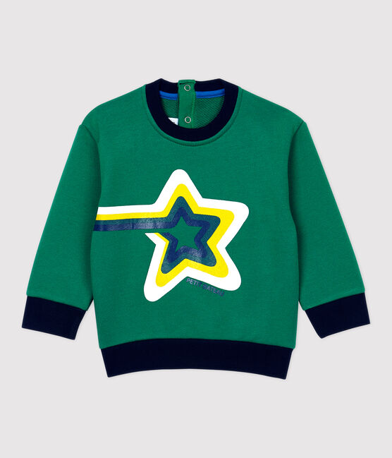 GREEN SWEATSHIRT WITH STAR