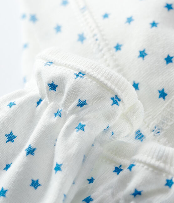 Hat and gloves set - blue stars