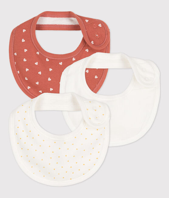 3 pack heart bibs