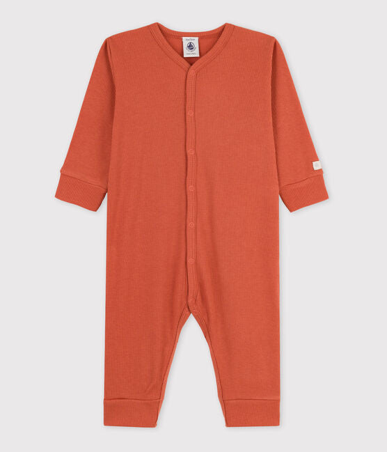 ribbed footless pyjamas