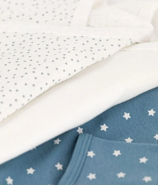 3 PACK LONG SLEEVES STAR CROSSOVER BODYSUIT