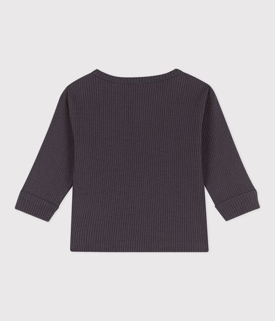 RIB KNIT T SHIRT