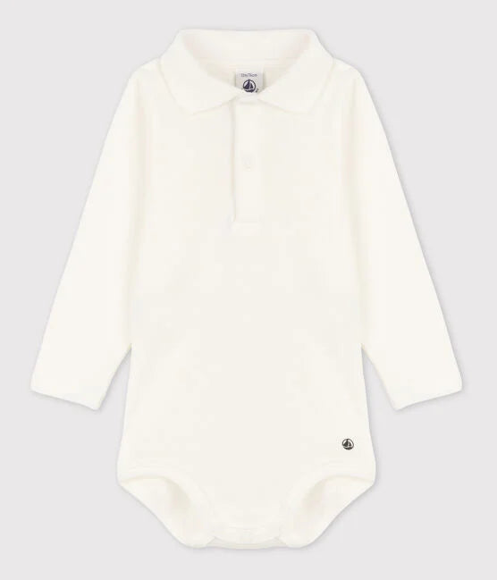 Baby polo shirt on sale bodysuit