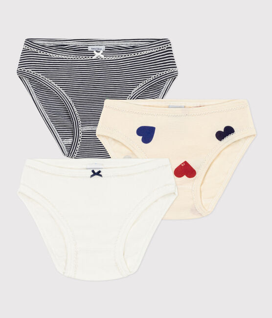 3 PACK HEART UNDERWEAR