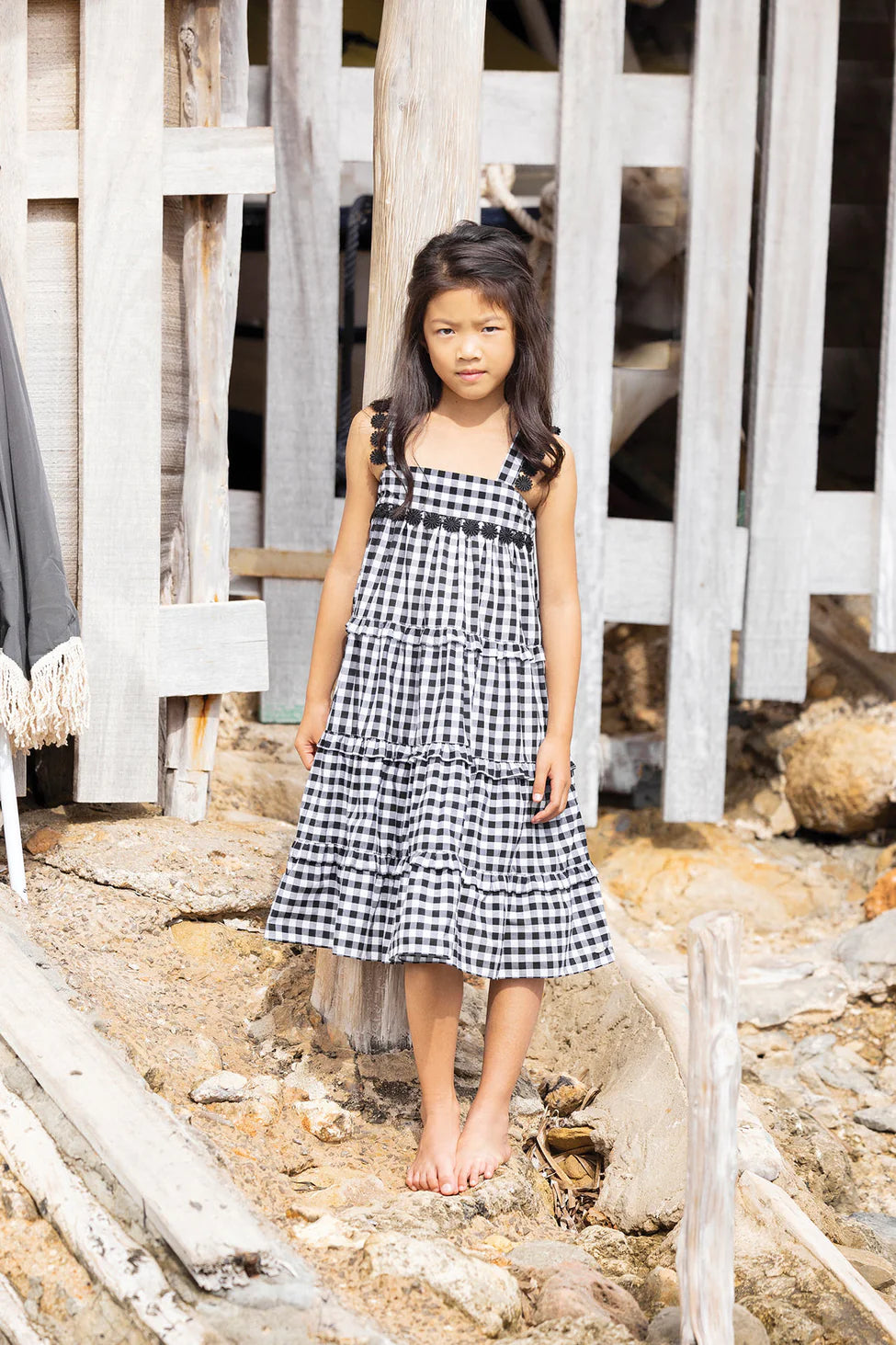HAPPYYAECA Tuck Dress ブラック サイズM Stage Skort Dress ~ Black Shimmy Shine – Show Me Your Mumu