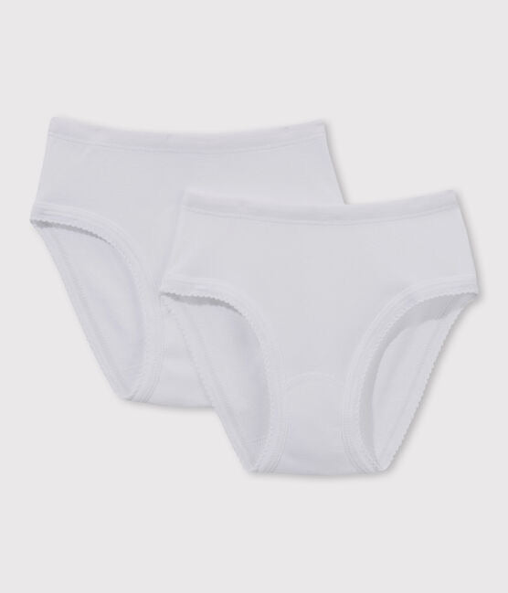 2 pack white underwear