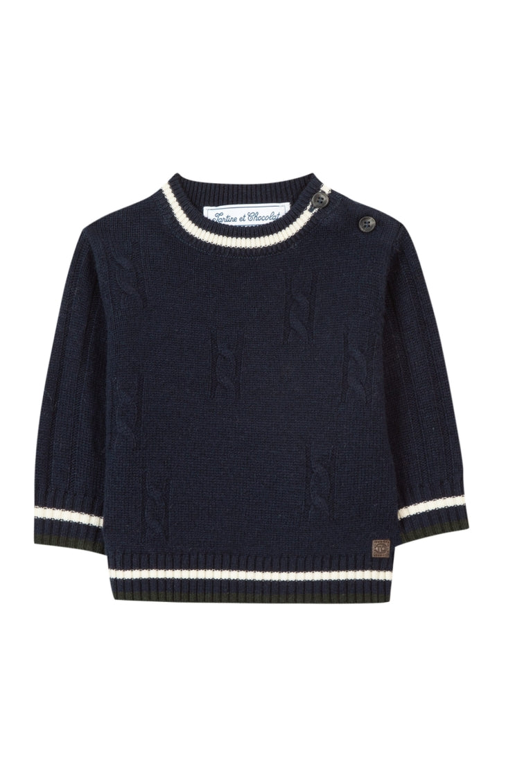 T&C Navy knit